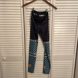 Gold sheep yoga tights